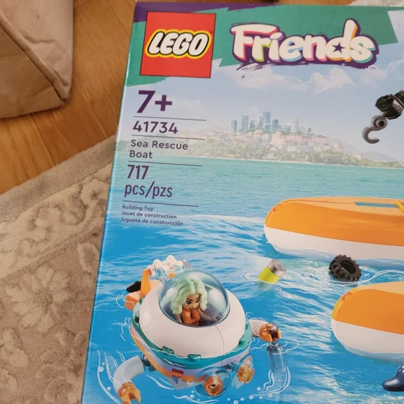 Lego friends sea rescue boat NIB